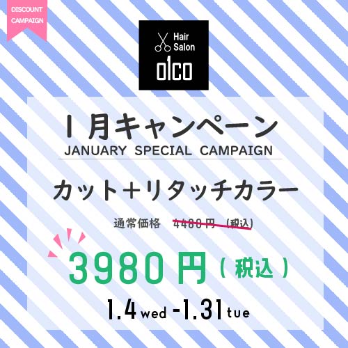 1月のキャンペーン