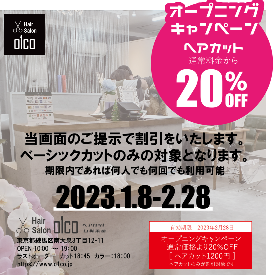 オープニングキャンペーン