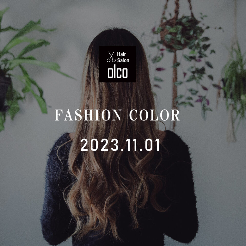 Fashion color 11月1日～　